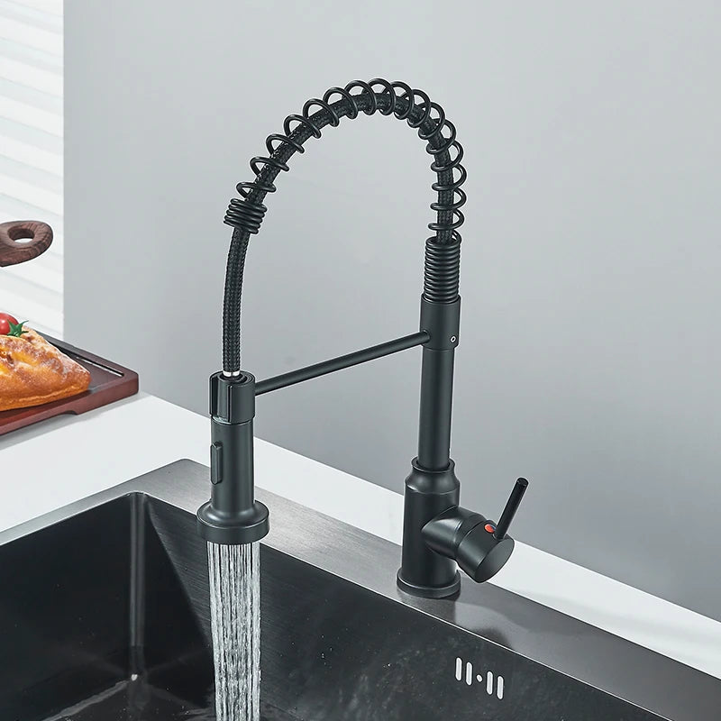 Pull Down Faucet Elevates Kitchen Style & Atmosphere