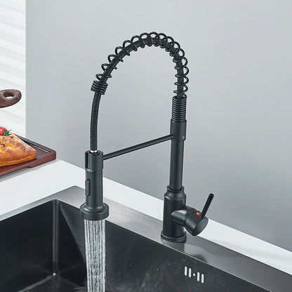 Pull Down Faucet Elevates Kitchen Style & Atmosphere