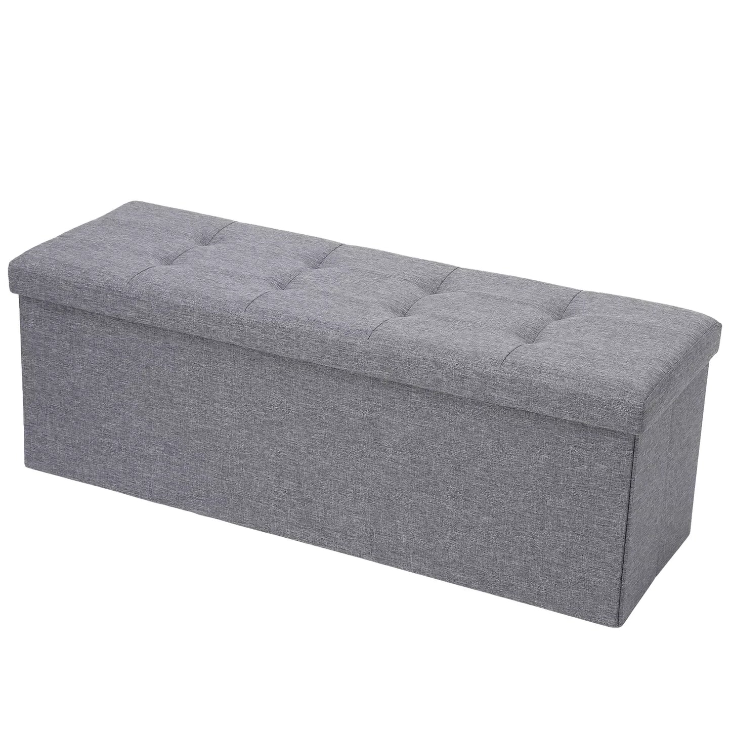 Storage Ottoman Bench Foot Rest Stool for Bedroom Entryway Living Room