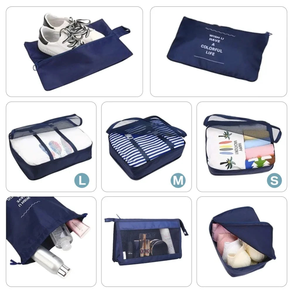 Waterproof Packing Cubes Keeps Luggage Organized