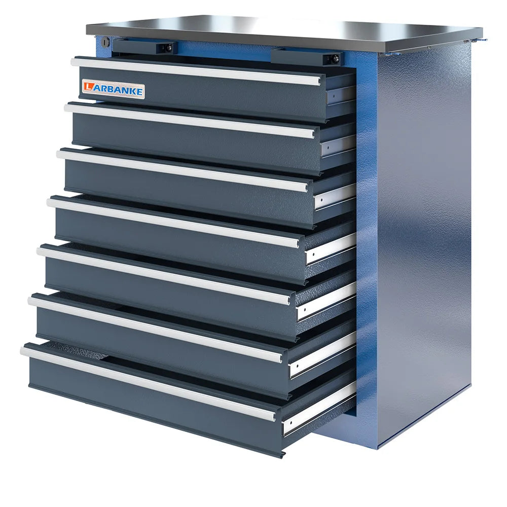 7-Drawer Wheeled Tool Cabinet With Safety lock