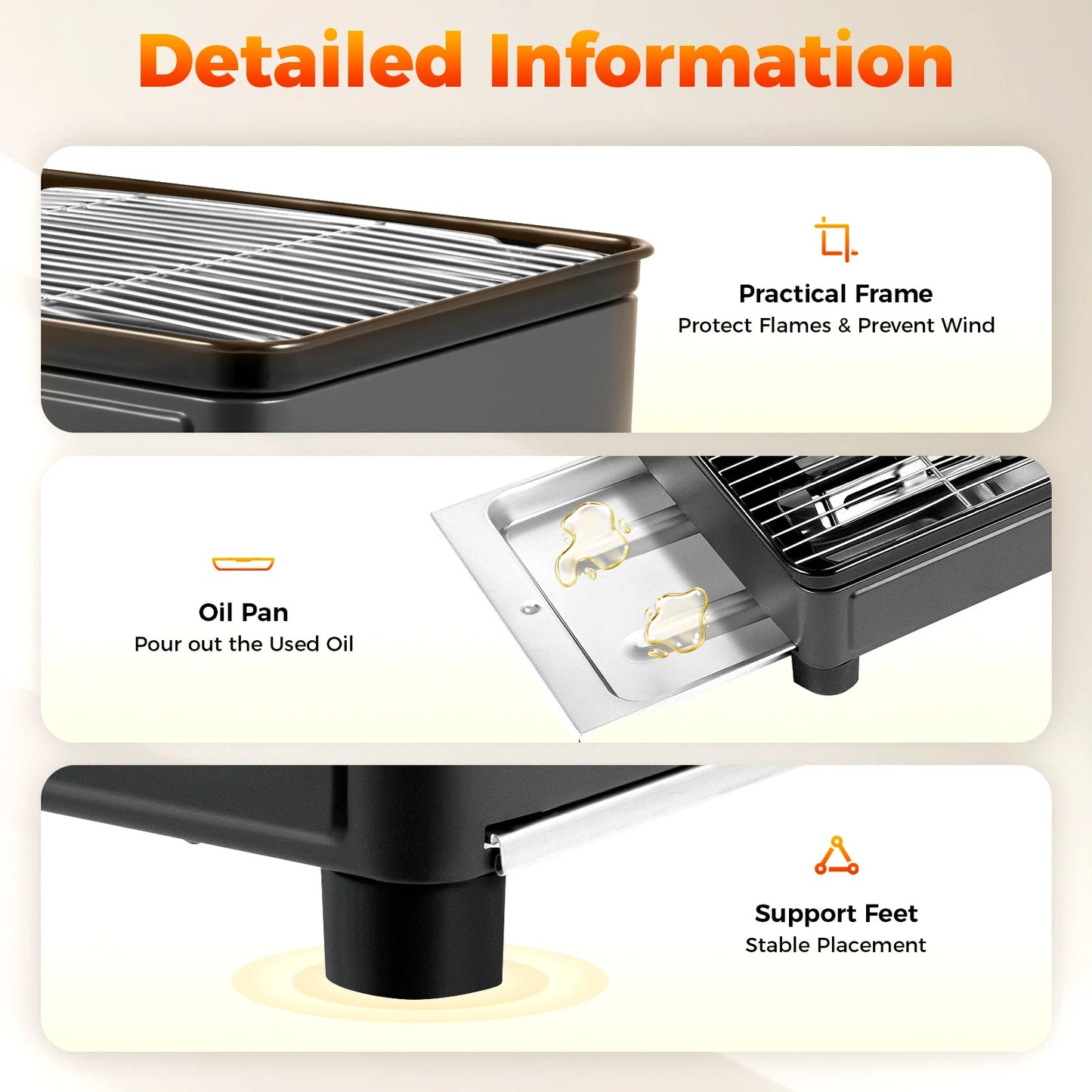Powerful 0.25–0.3 MPa Output Grill - Fast, Reliable Cooking Outdoors