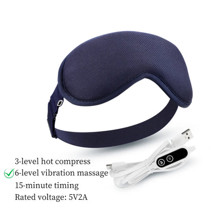 Bluetooth Capable Eye Mask with Gentle Heat & Soothing Massage for Instant Relaxation