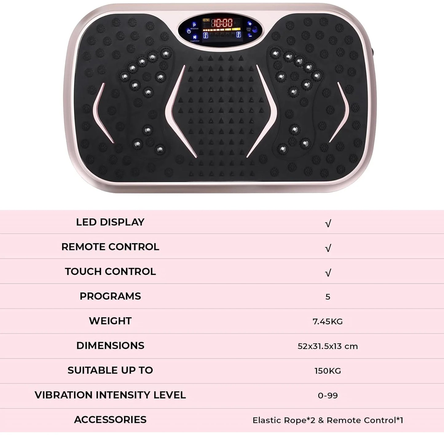 Full-Body Vibration Plate for Toning and Circulation Boost