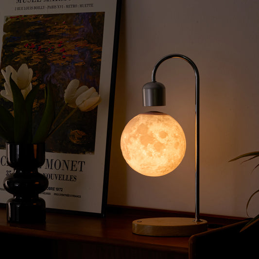 Zero-Gravity LED Magnetic Levitating Moon Lamp