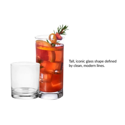 Clear Glass Set Durable, Versatile, Elegant