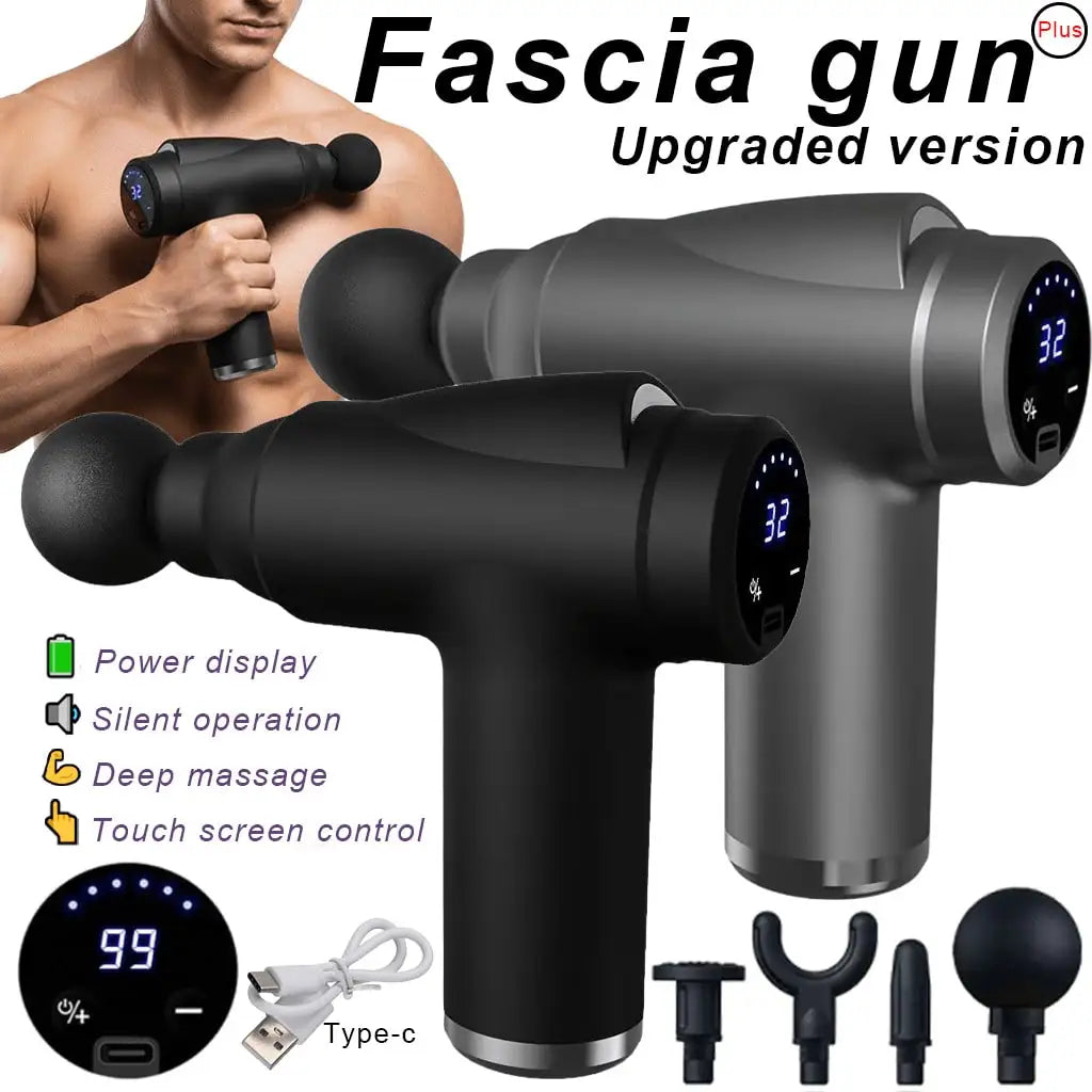 Deep Tissue Massage Gun Relieves Tension Promotes Relaxation & Full Body Recovery