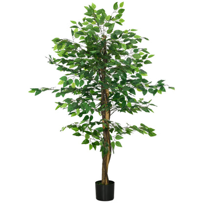 Silk Ficus Plant Warmth Without the Maintenace