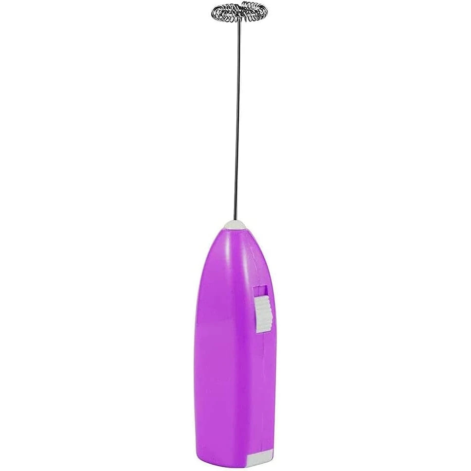 Compact Handheld Frother Whips Creamy Foam & Blends Drinks In Seconds