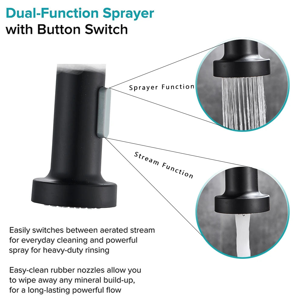 Pull Down Faucet Elevates Kitchen Style & Atmosphere