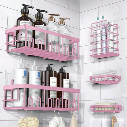 Space-Saving & Stylish Stainless Steel Shower Caddy