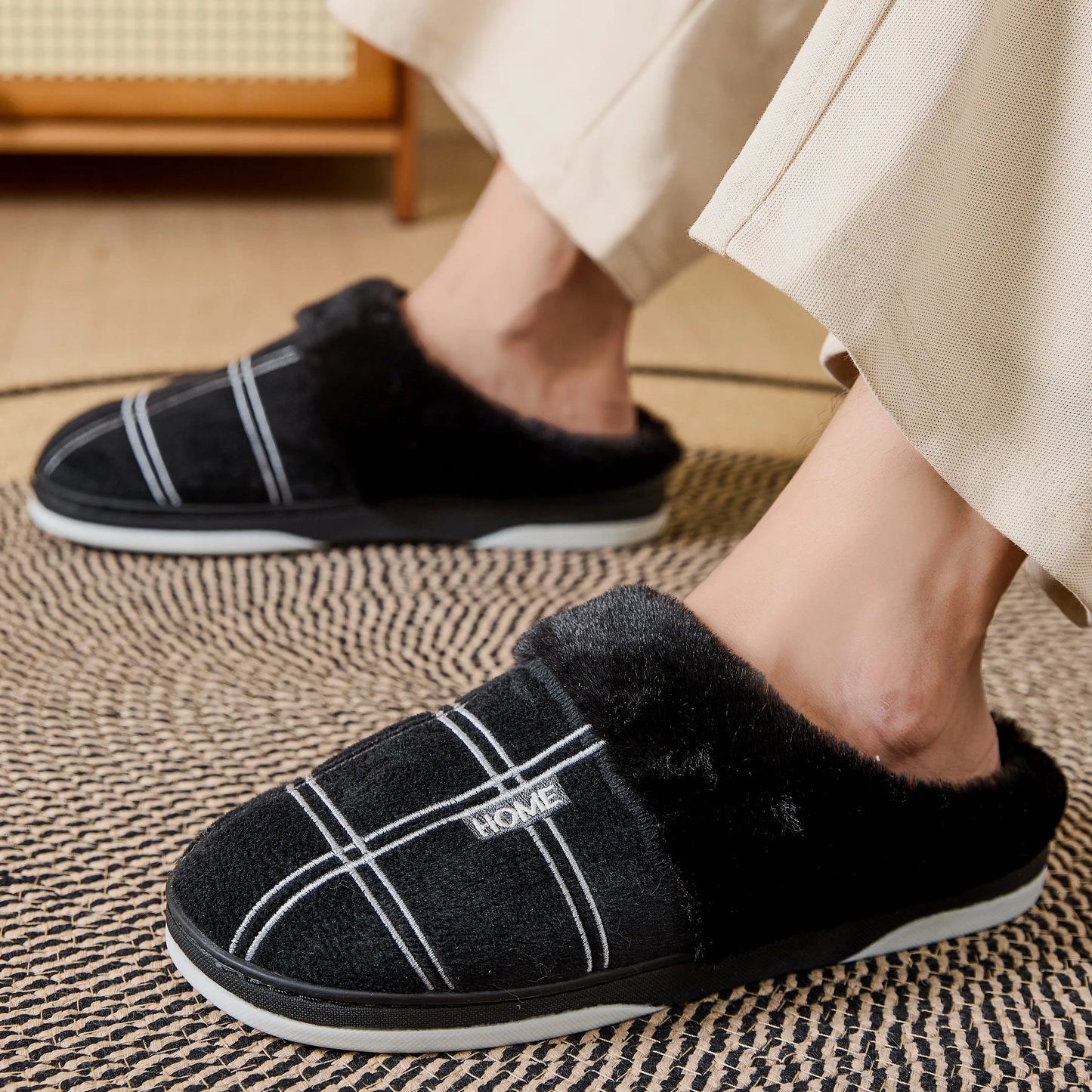 Men's Slippers Offer Cozy at Home Comfort