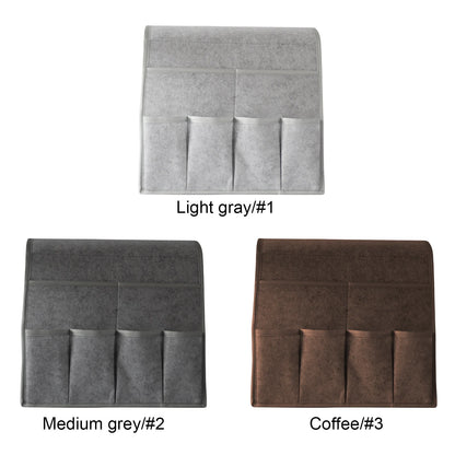 Couch Arm Caddy Stores Remotes & Essentials Within Reach