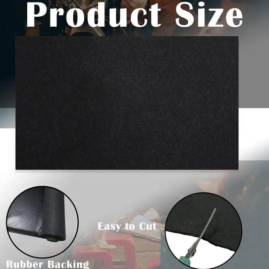 Waterproof, non‑slip under‑car mat