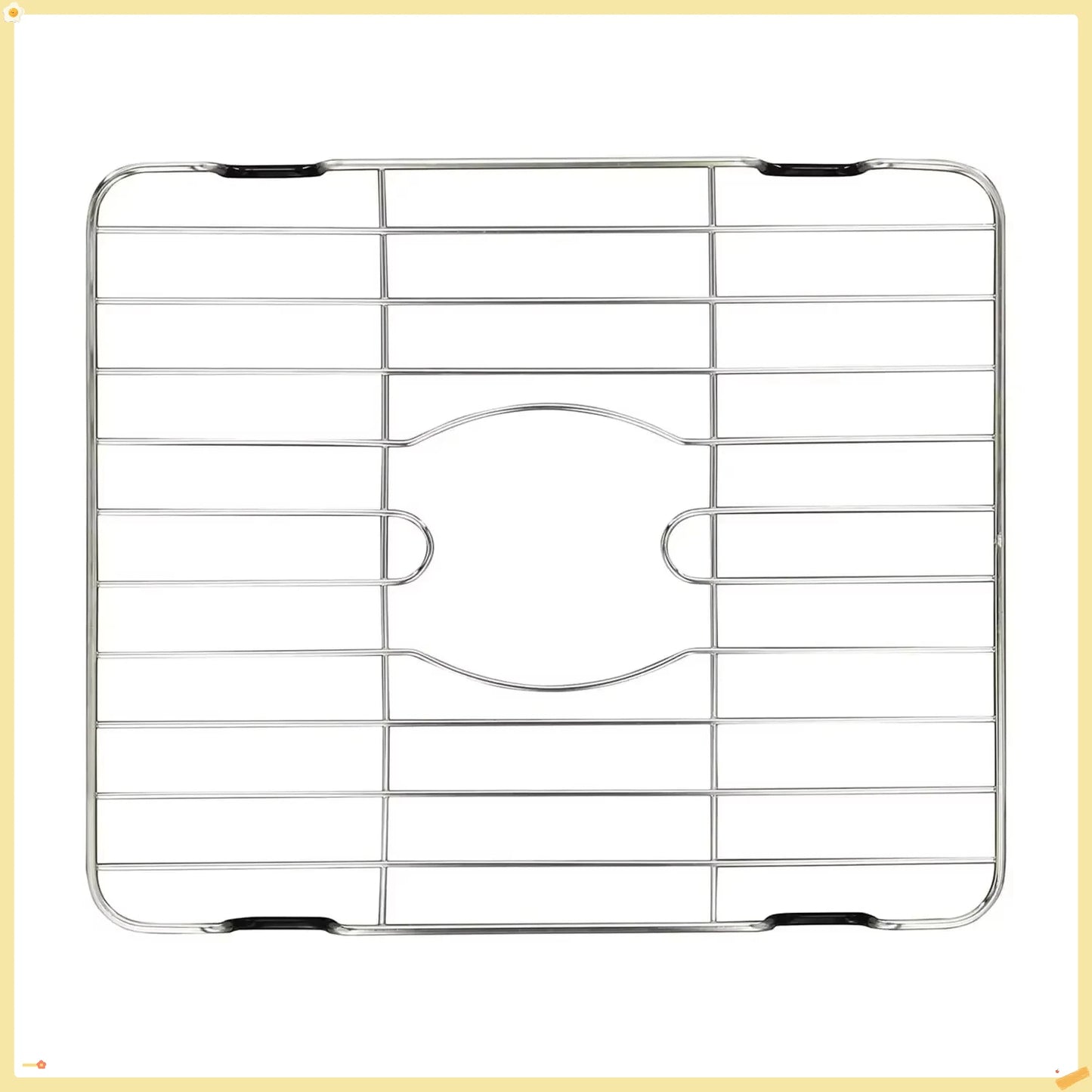 Stainless Steel Sink Grid Protects Surfaces & Keeps Sinks Spotless