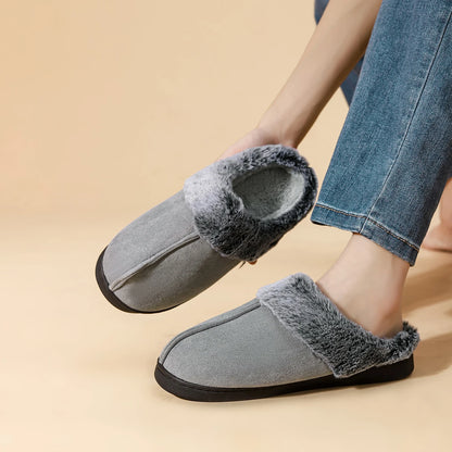 Couples’ Winter Plush Slippers – Soft, Warm, Anti‑Slip Home Footwear