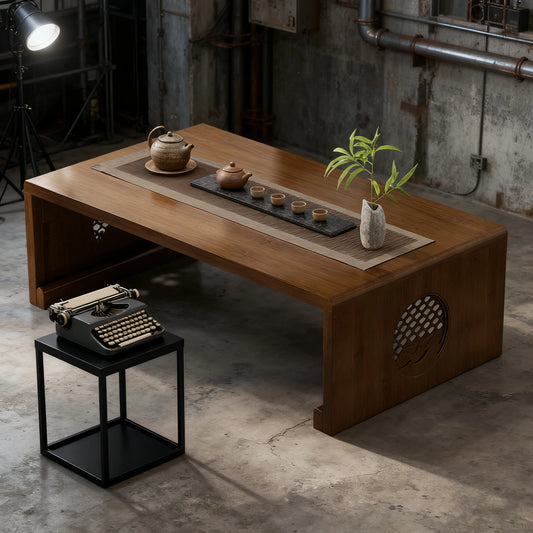 Foldable Japanese-Style Low Table Adds Style & Function