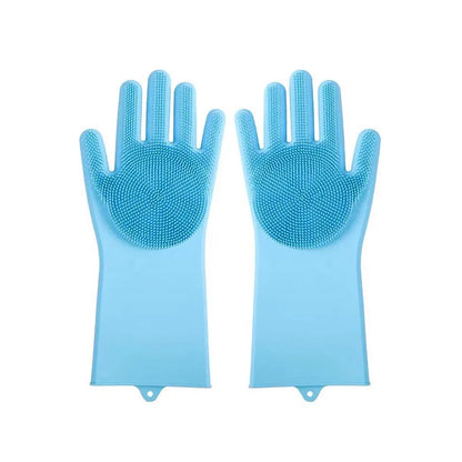 Scrub Cleaning Gloves: All-Purpose - Kitchen Cleaning, Veggie Washing & Pet Baths