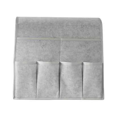 Couch Arm Caddy Stores Remotes & Essentials Within Reach