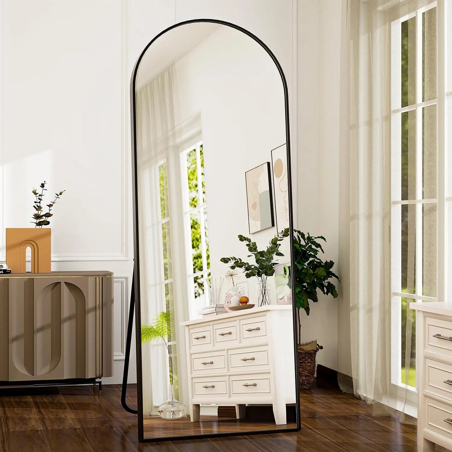 21x64 inch Arched Full Body Length Mirror