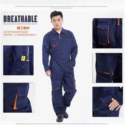 Protective Uniform Working Coveralls for Car Maintenance & Welding