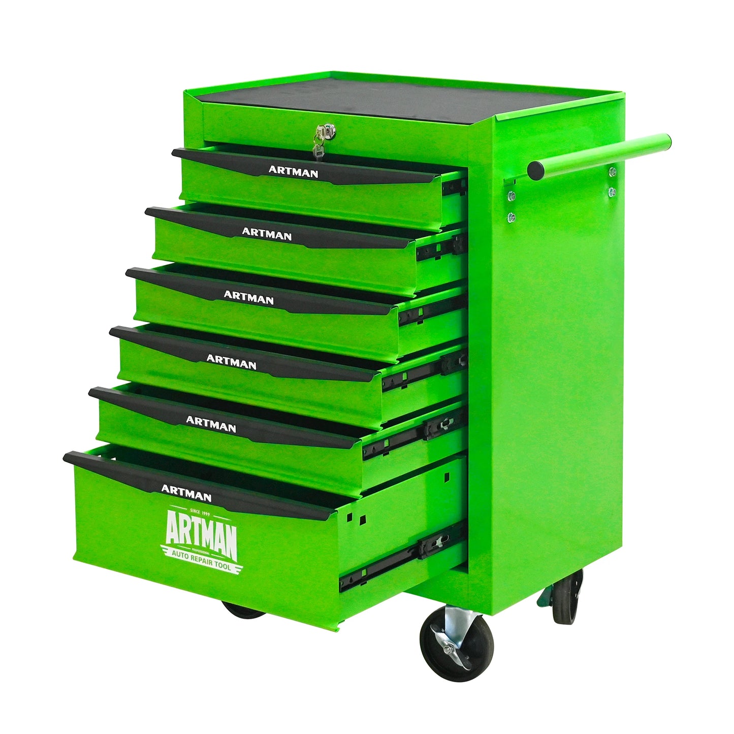 Rolling Metal Tool Chest with 6 Drawers