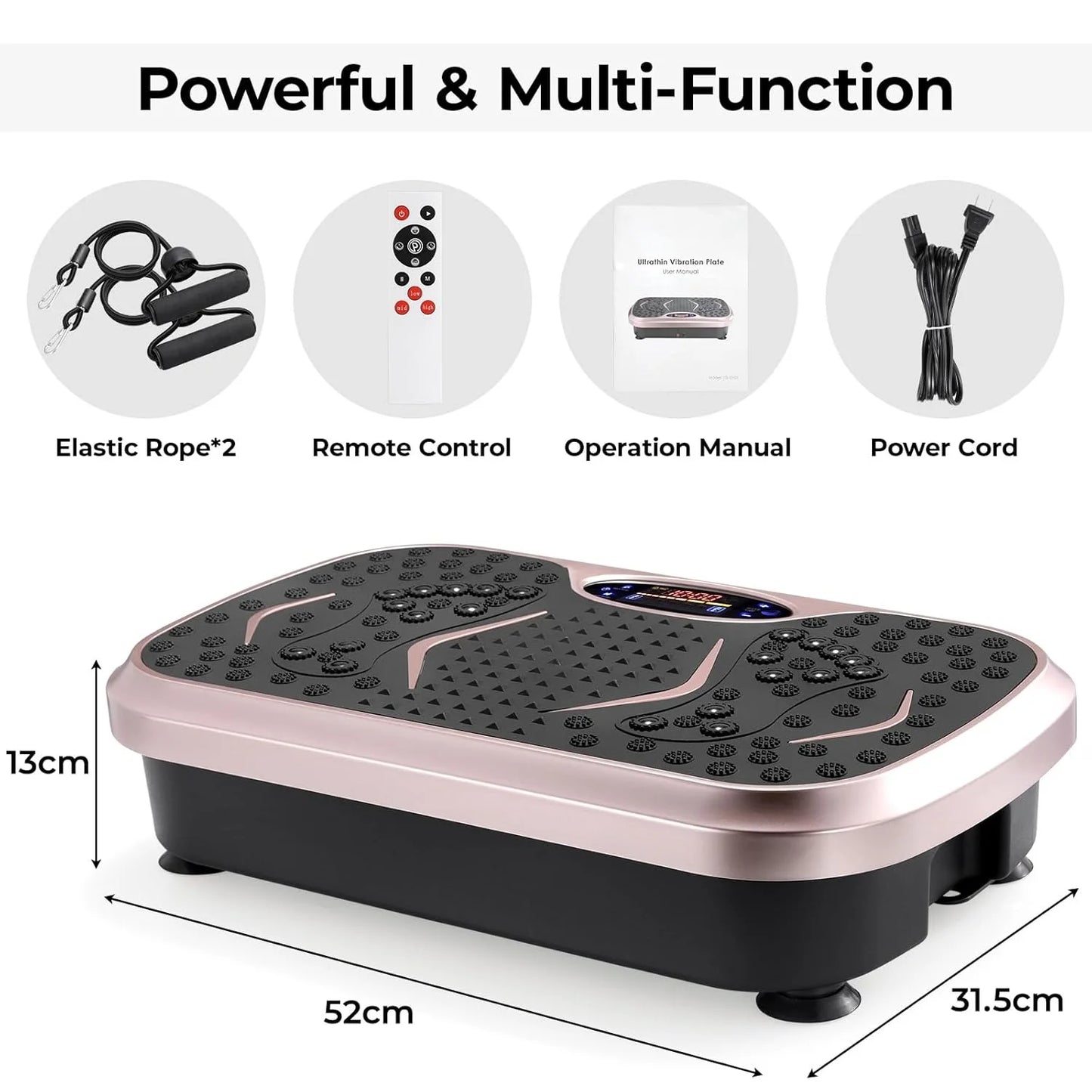 Full-Body Vibration Plate for Toning and Circulation Boost