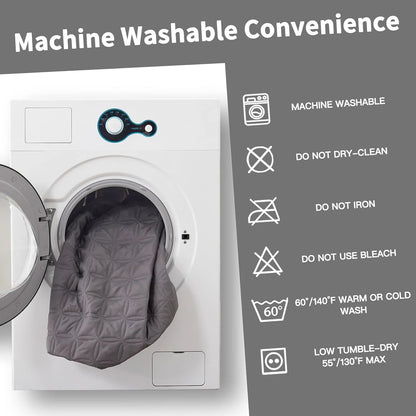 Soft, Waterproof, Noiseless Mattress Protector with Deep-Pocket Breathable Comfort