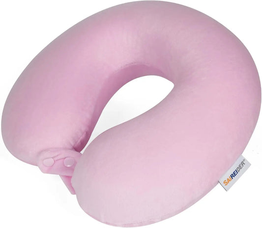 Memory Foam Neck Pillow Soft & Adjustable, Comfort Anywhere