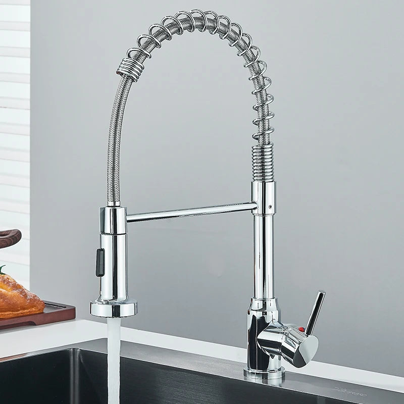 Pull Down Faucet Elevates Kitchen Style & Atmosphere