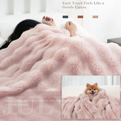 Soft & Cozy Weighted Fleece Blanket