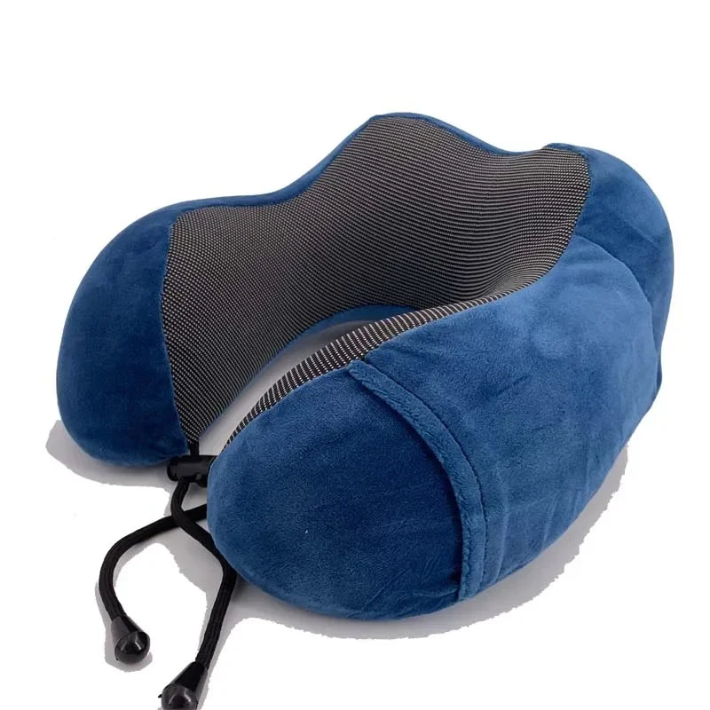 Soft U‑Shaped Memory Foam Pillow for Comfy Travel Rest