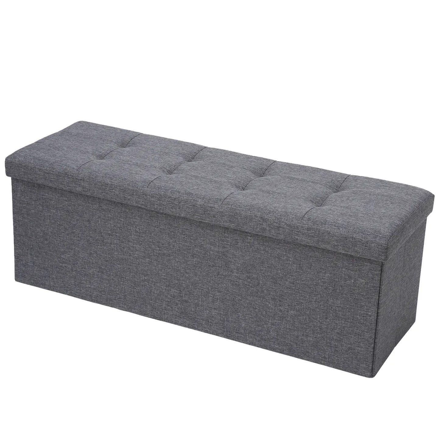 Storage Ottoman Bench Foot Rest Stool for Bedroom Entryway Living Room