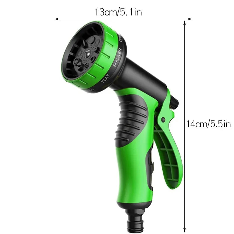 High-Pressure Expandable Garden Hose with spray Nozzle - Lightweight & Kink-Free