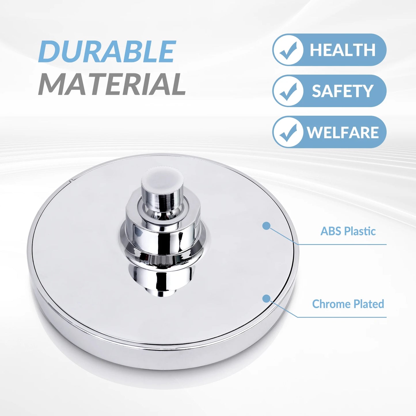 High Pressure Adjustable Stainless Steel Rainfall Shower Head