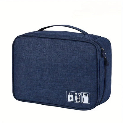 Travel Cable Organizer Case for USB Cables, Chargers, Plugs & Accessories