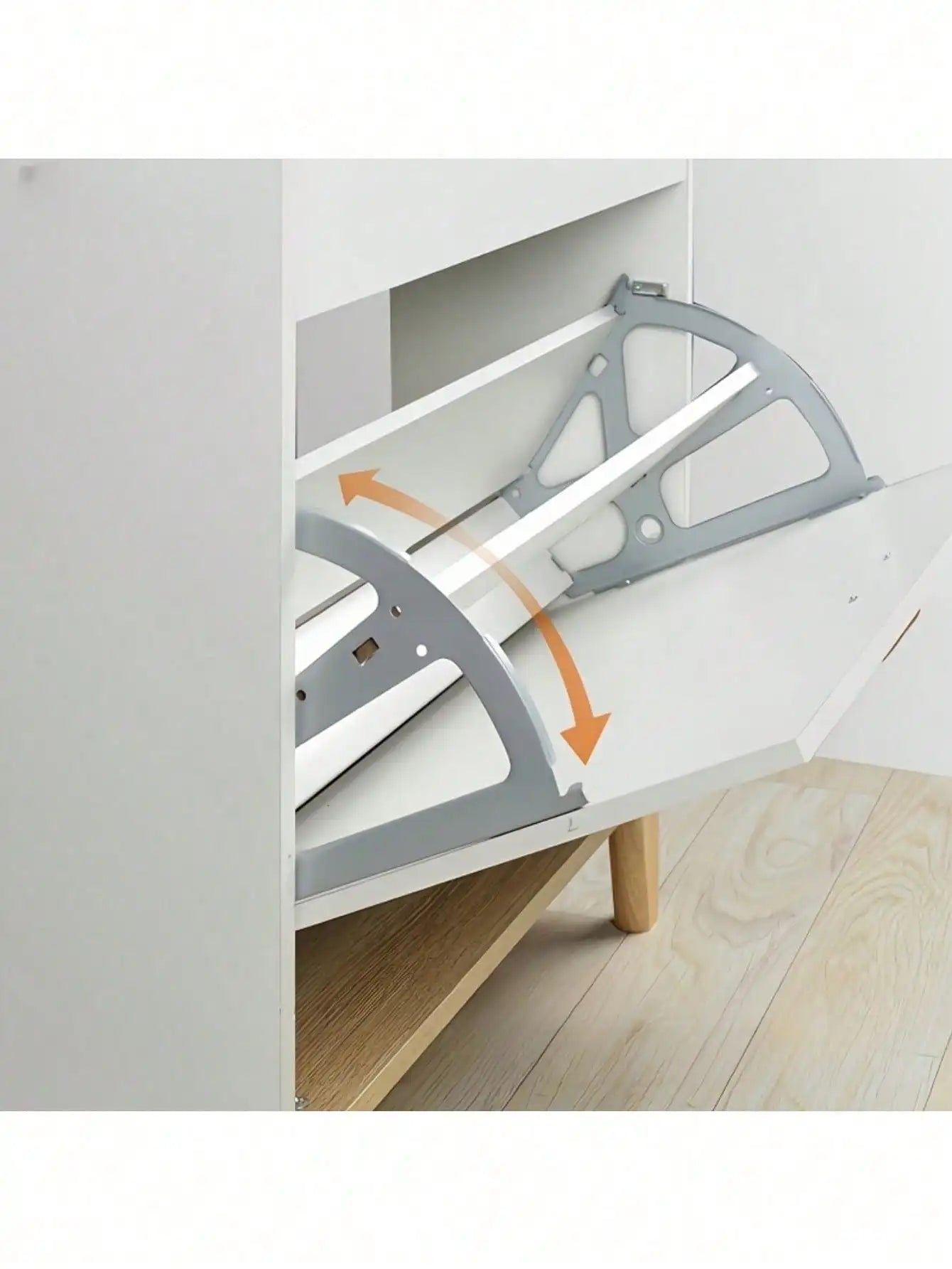 A Minimalist Shoe Storage Solution Built for Smooth Rotation & Everyday Convenience