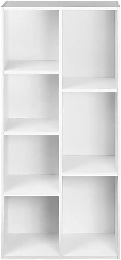 7 Cube Organizer Shelf for Home/Office,  9.25"D x 19.49"W x 41.73"H