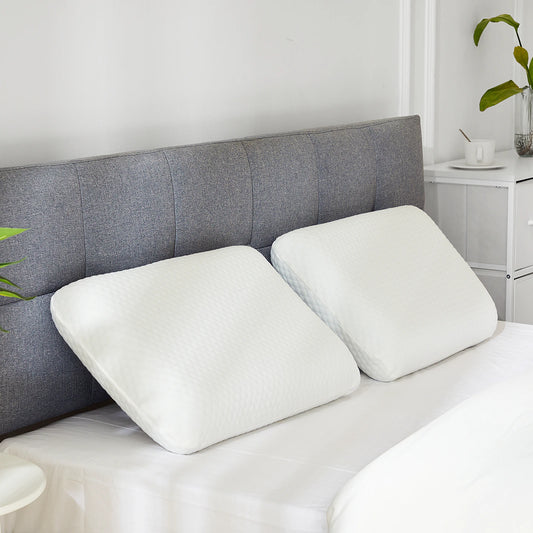 Standard Size Memory Foam Pillows Ventilated Cooling with Removable Washable Cover