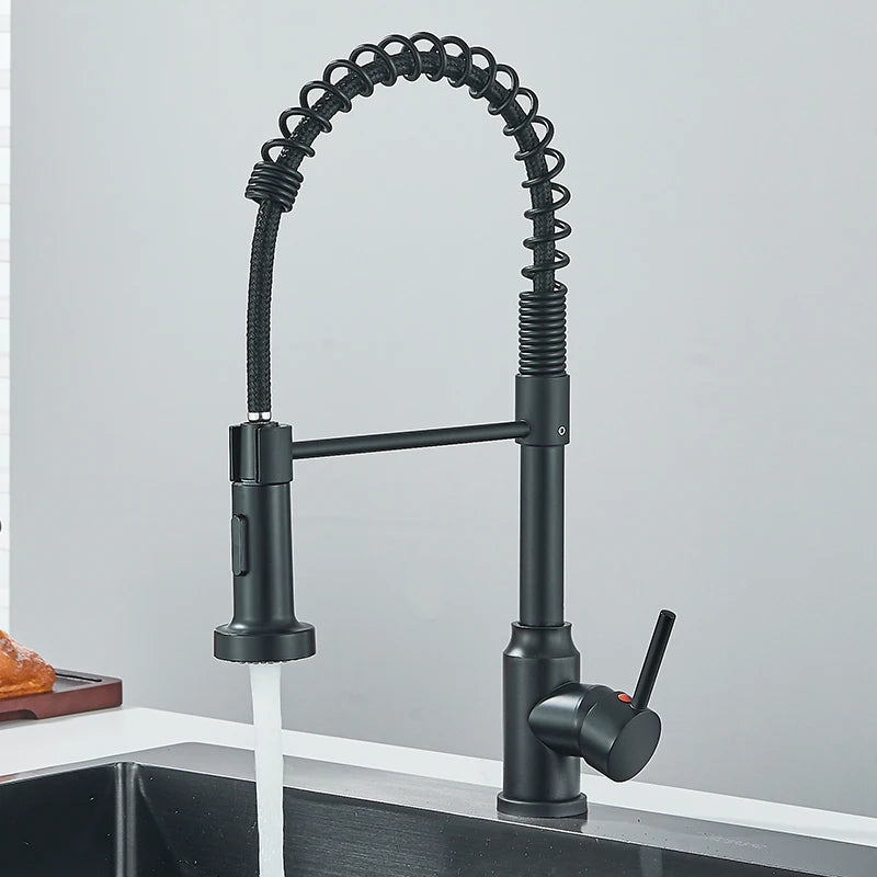 Pull Down Faucet Elevates Kitchen Style & Atmosphere