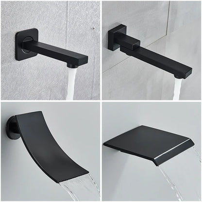 Waterfall Shower System, Faucet Set with Tub Spout