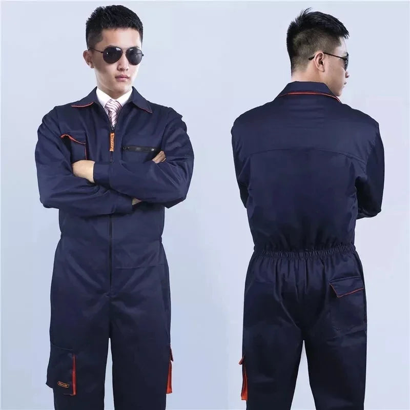 Protective Uniform Working Coveralls for Car Maintenance & Welding
