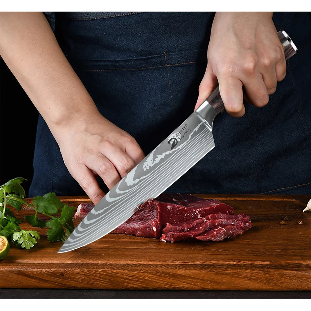 Stainless Steel 8pc Kitchen Knife Set