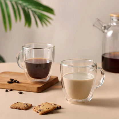 Timeless Style - Double-Walled Glass Mugs