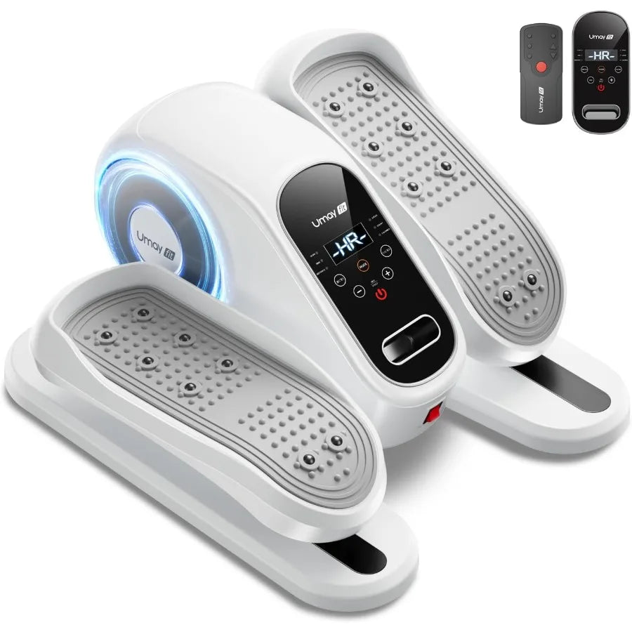 Under Desk Elliptical Machine Supporting Gentle, Low-Impact Leg Movement