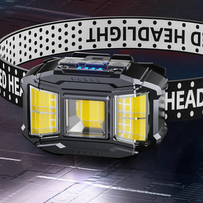 Light Your Way Hands Free Adjustable Ultra-Bright LED Rechargeable Head Light