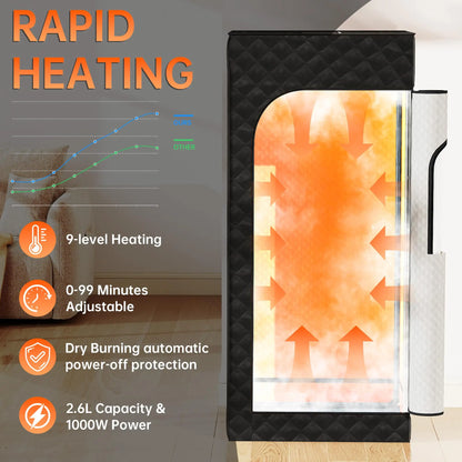 Portable Steam Sauna Bringing At-Home Relaxation and Wellness