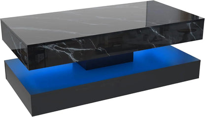 LED‑Lit Hidden Storage Modern Coffee Table that Transforms Your Living Room