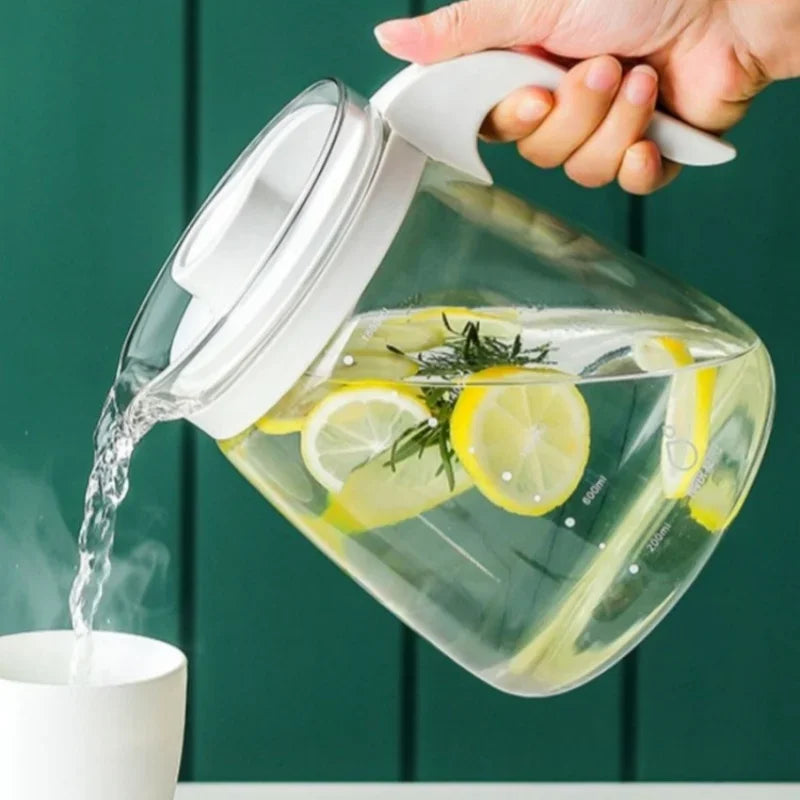 Easy Pouring & Generously Sized Glass Kettle, High Temperature Resistance