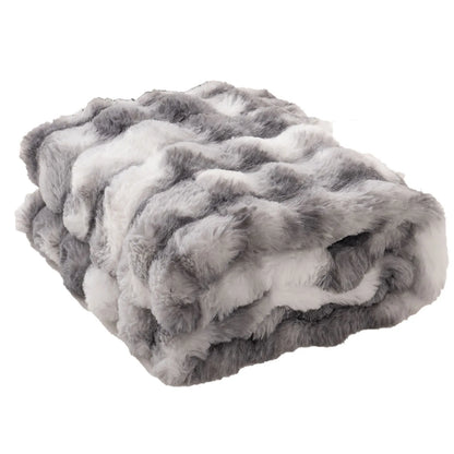 Faux Fur Soft Cozy Thick & Warm Blanket